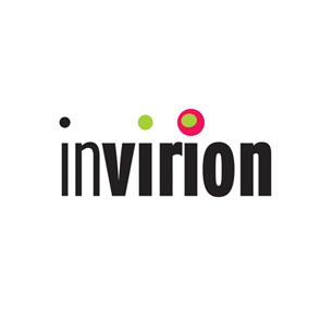 Invirion Inc. logo Art Direction by: Bart Crosby, Crosby Associates